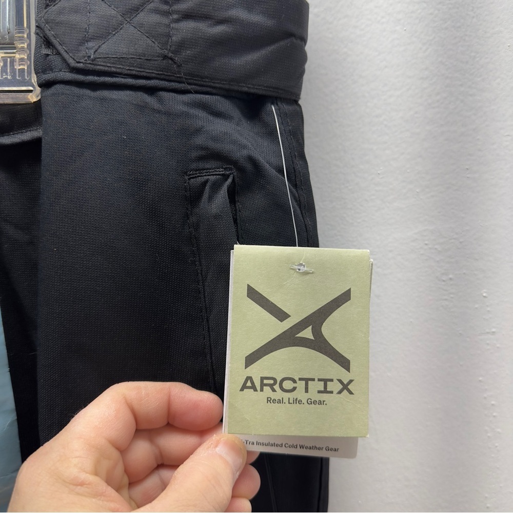 Arctic 40-42 30”inseam. NWT real life gear xlarge black water repellent xtra ins